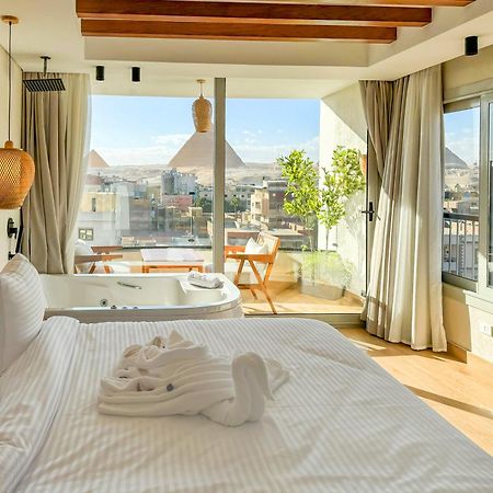 Galaxy Pyramids View Inn Kafrat al Jabal ภายนอก รูปภาพ