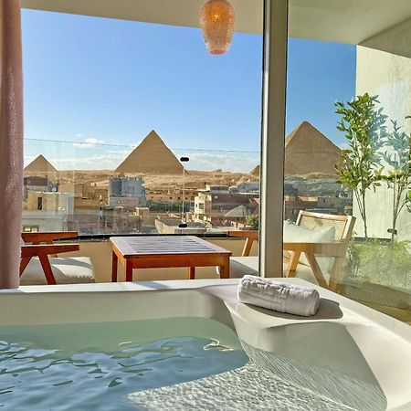 Galaxy Pyramids View Inn Kafrat al Jabal ภายนอก รูปภาพ