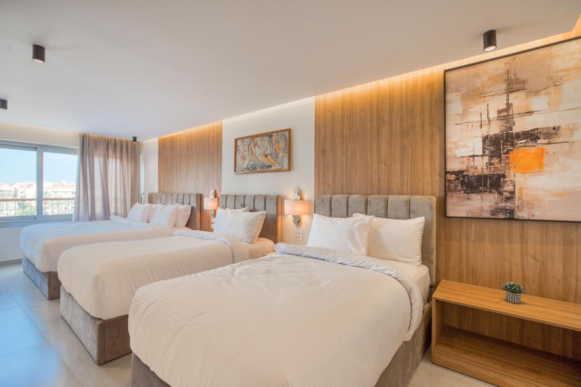 Galaxy Pyramids View Inn Kafrat al Jabal ภายนอก รูปภาพ