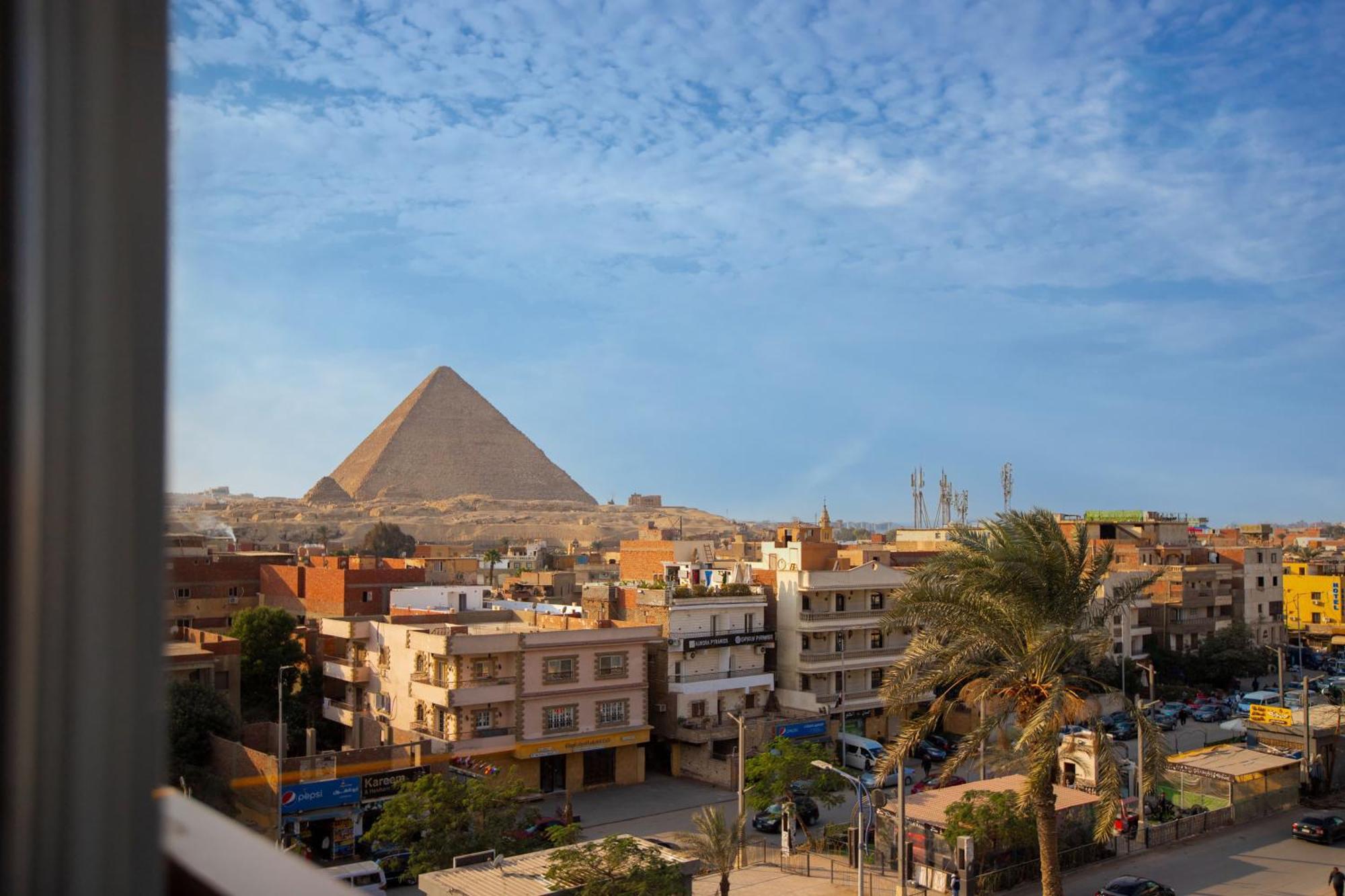 Galaxy Pyramids View Inn Kafrat al Jabal ภายนอก รูปภาพ