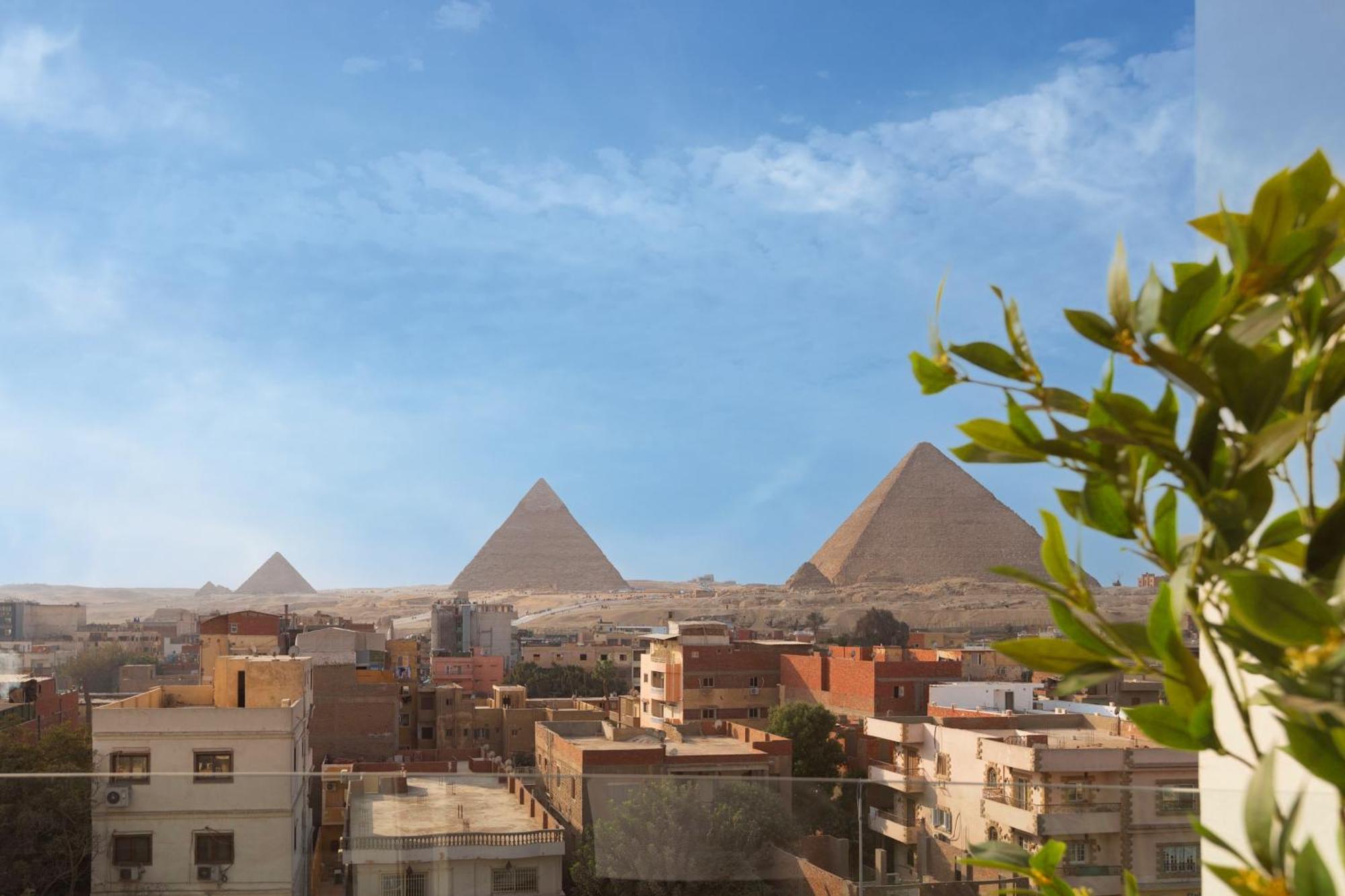 Galaxy Pyramids View Inn Kafrat al Jabal ภายนอก รูปภาพ