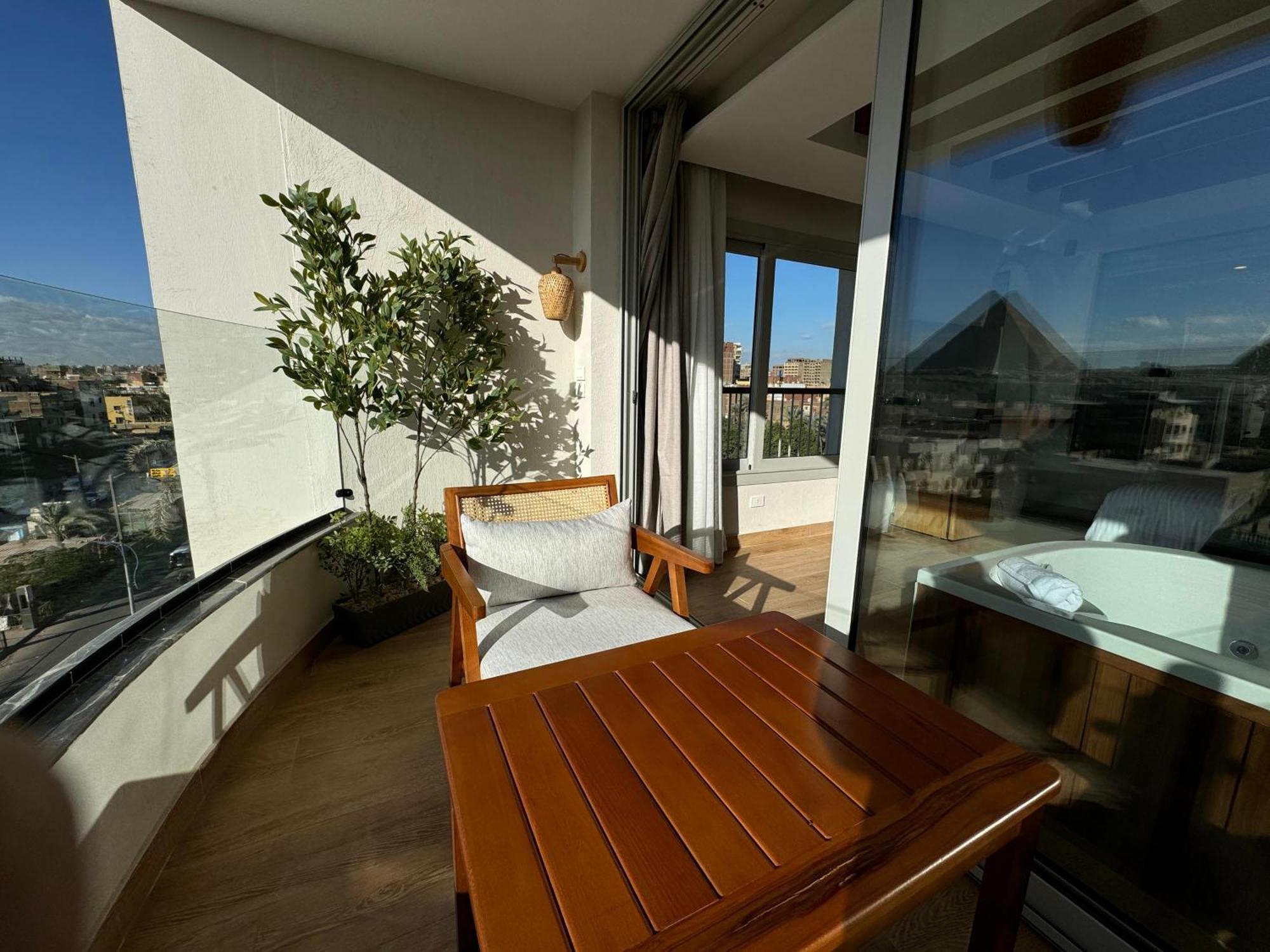 Galaxy Pyramids View Inn Kafrat al Jabal ภายนอก รูปภาพ